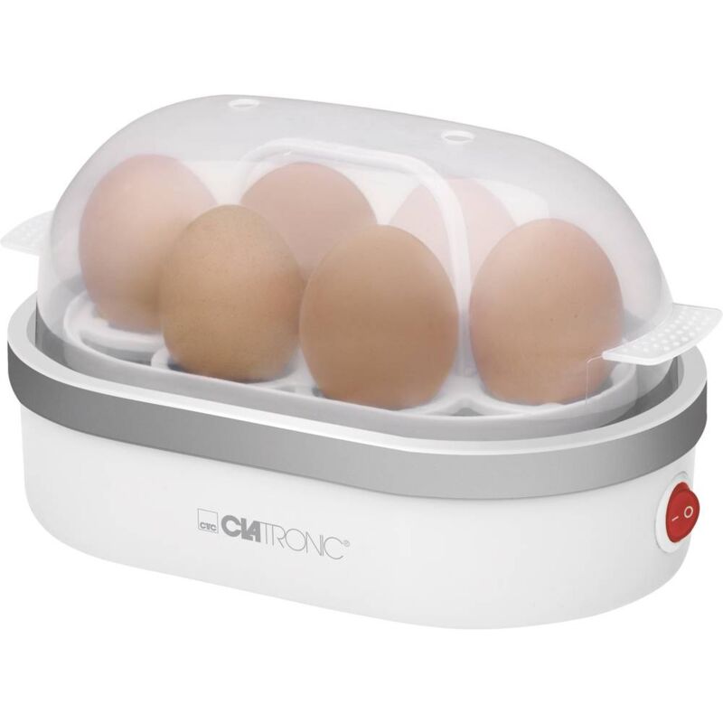 foto del prodotto clatronic ek3497 cuociuova con pungiuovo, con misurino bianco