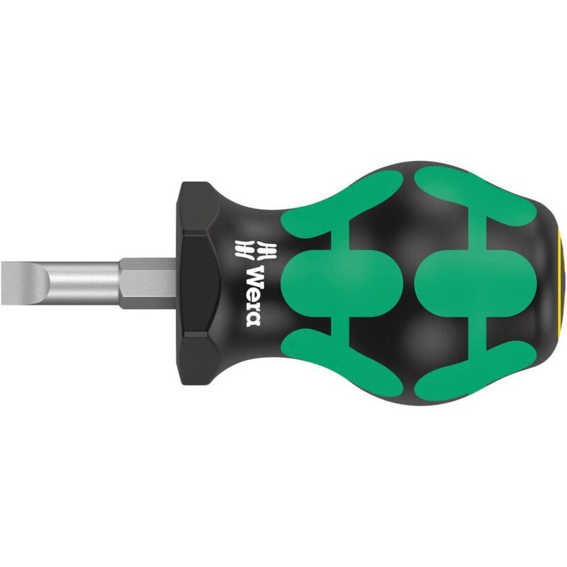 foto del prodotto 335 stubby cacciavite a taglio larghezza della lama 6.50 mm lunghezza della lama 25 mm wera