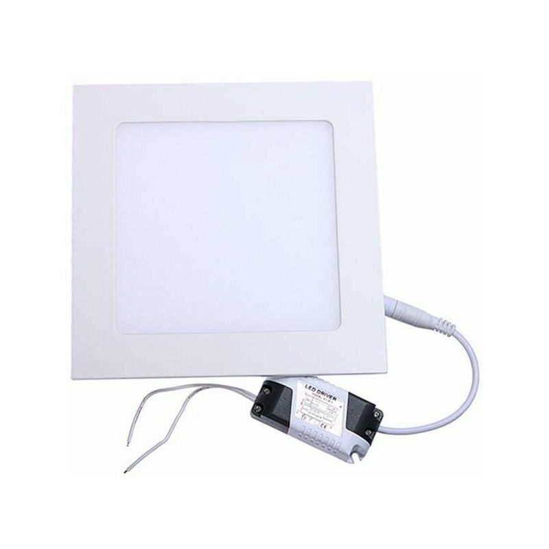 foto del prodotto universo pannello led incasso slim 6 w plafoniera luce bianca