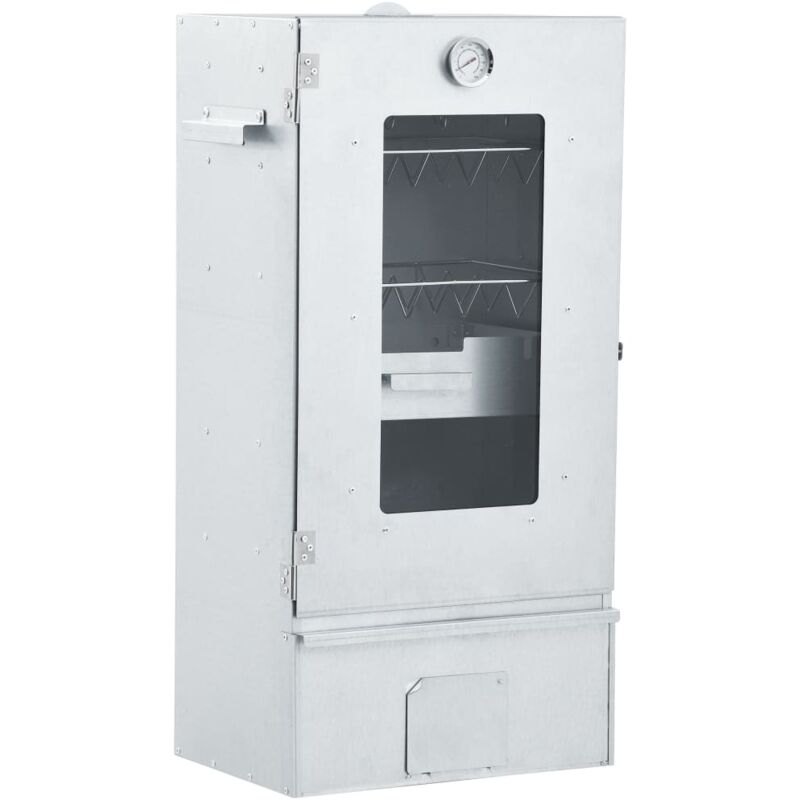 foto del prodotto vidaxl affumicatore e forno bbq con 1 kg di trucioli 44,5x29x83 cm