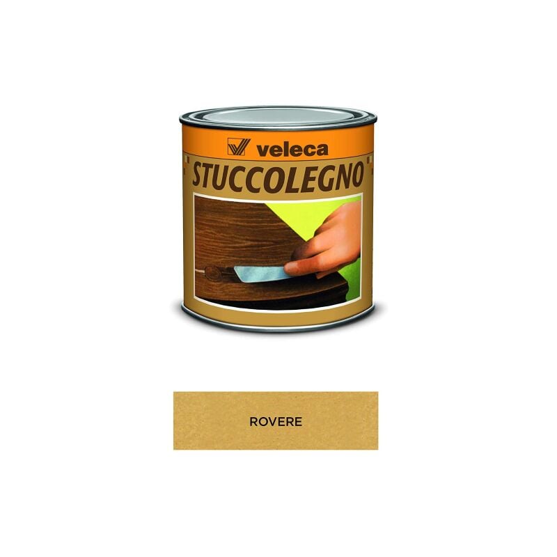 foto del prodotto stucco legno pasta restauro ricostruzione mobili 250 gr rovere veleca