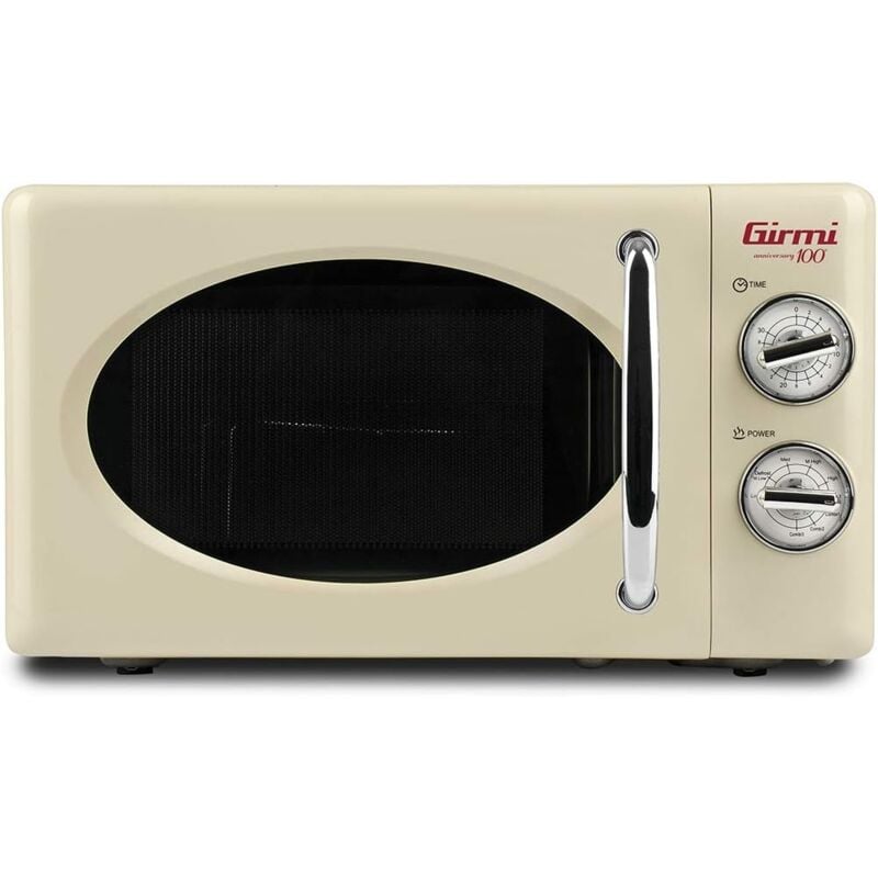 foto del prodotto girmi forno a cottura microonde 20 lt fm21 retr vintage crema