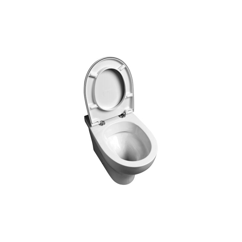 foto del prodotto water pratica filomuro 52 5x34 bianco lucido di ceramica azzurra