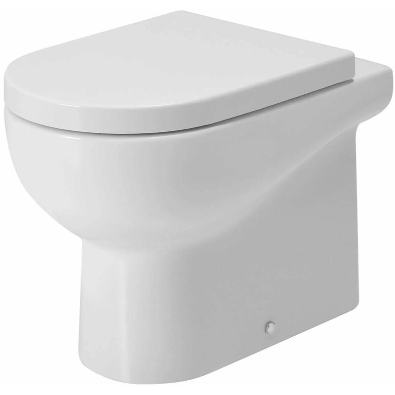 foto del prodotto vaso filo parete porcellana bianco serie nuvola senza coprivaso azzurra