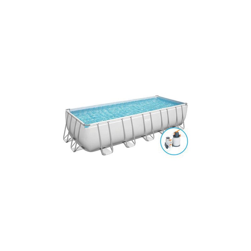 foto del prodotto bestway piscina power steel 5612b filtro sabbia lt h 5.678 cm 640x274 h.cm 132