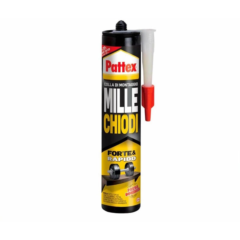 foto del prodotto henkel mille chiodi millechiodi original colla legno muro 400gr pattex 1000 chiodi tubo