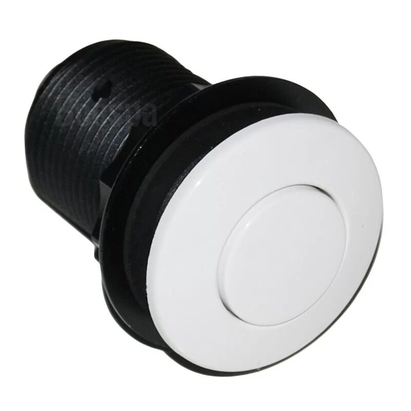 foto del prodotto 340 21 120 pulsante pneumatico tondo in abs 44mm bianco tecmark
