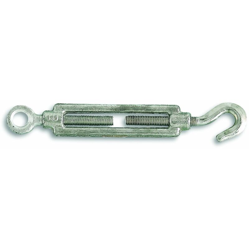 foto del prodotto 340 6z tenditore 1 occhiello 1 gancio acciaio zincato 60 kg per cavo di diametro 6 mm chapuis