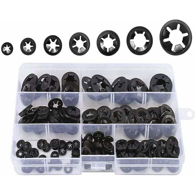 foto del prodotto 340 pezzi rondelle elastiche rondelle elastiche rondelle elastiche in acciaio rondelle elastiche a serraggio rapido m3 m4 m5 m6 m8 m10 m12, 7