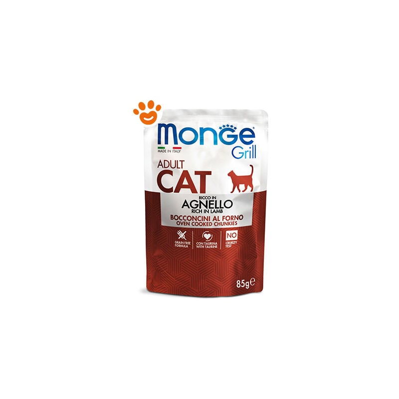 foto del prodotto grill cat adult agnello grill cat adult agnello bustina da 85 gr monge