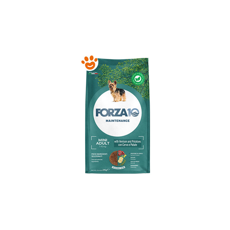 foto del prodotto dog maintenance mini adult cervo e patate dog maintenance mini adult cervo e patate sacco da 2 kg forza10