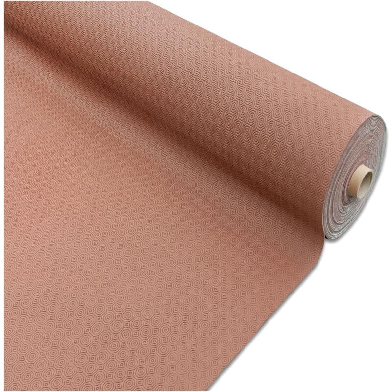 foto del prodotto tovaglia pvc proteggi tavolo mollettone morbido antiscivolo antimacchia antiurto 100 made in italy marrone 140x200 cm