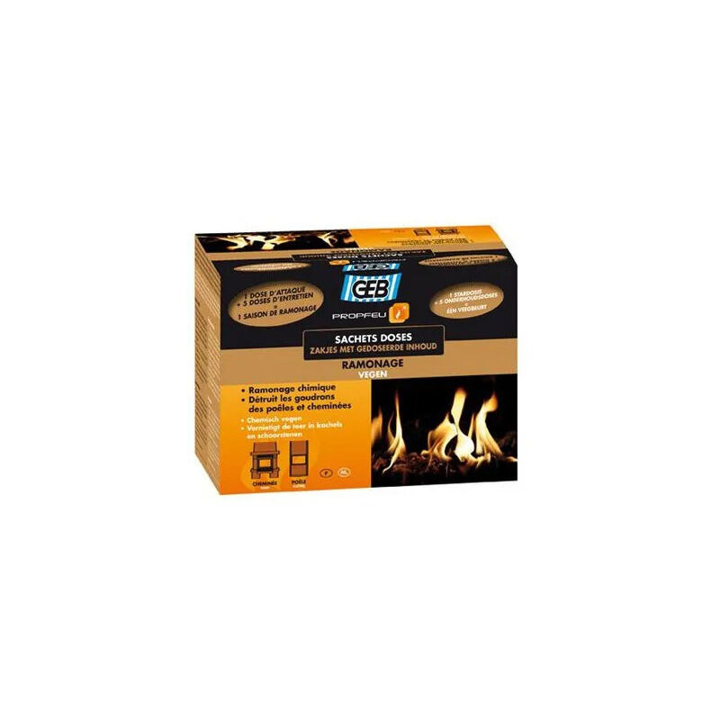 foto del prodotto propfeu polvere chimica spazzacamino lattina da 700 g 6 dosi 