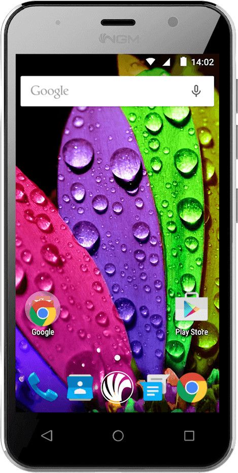 immagine 0 del prodotto ngm mobile dynamic e451 11,4 cm 4.5 0,512 gb 8 gb doppia sim nero, argento 1700 mah