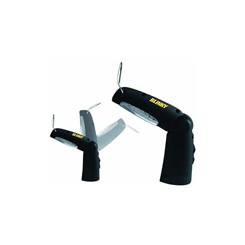 foto del prodotto 34281 10 piego torcia con batteria a litio con gancio e 215 led blinky