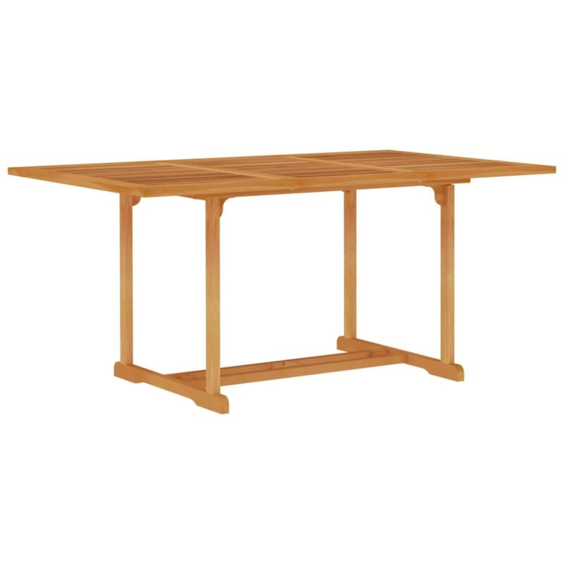 foto del prodotto vidaxl tavolo da giardino 150x90x75 cm in legno massello di teak