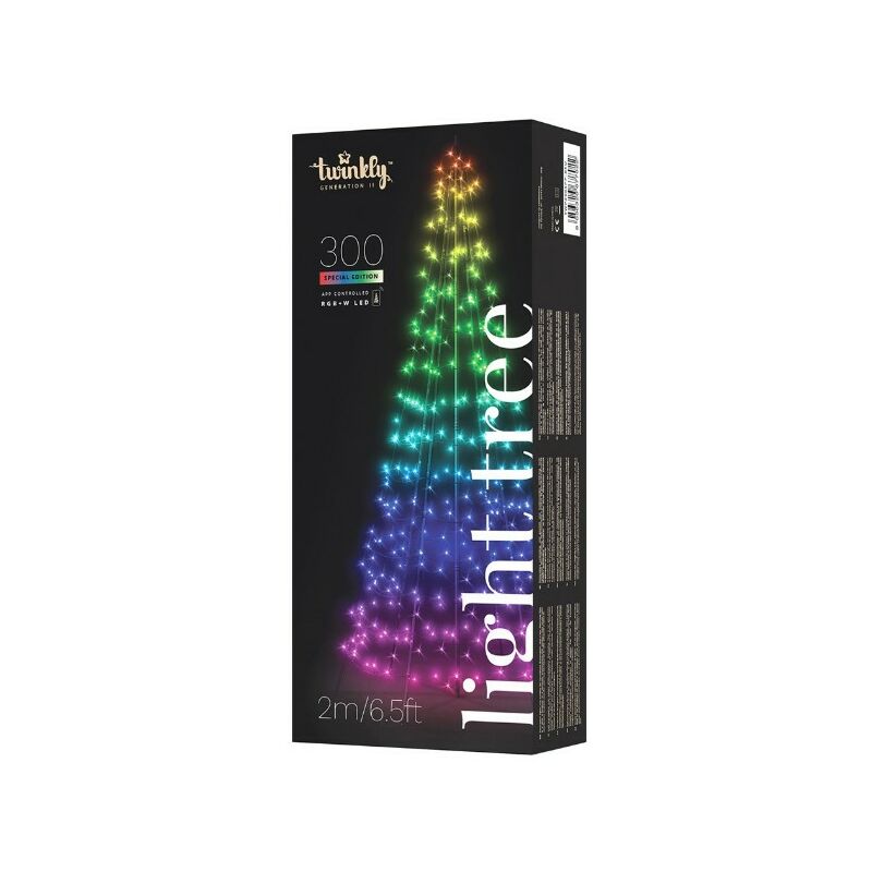 immagine 0 del prodotto twinkly light tree albero luminoso smart con 300 led rgbw da esterno, 2 metri, controllabile via app