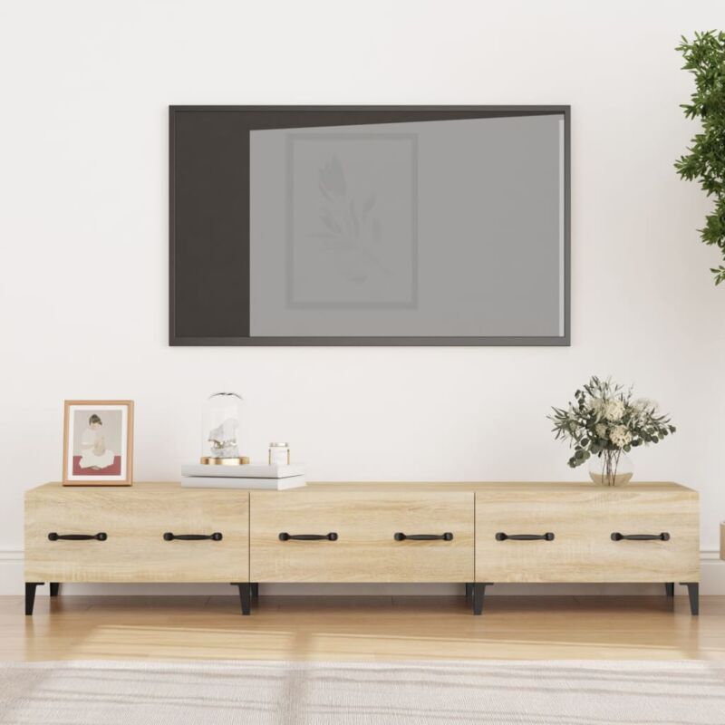 foto del prodotto vidaxl mobile porta tv rovere sonoma 150x34,5x30 cm legno multistrato