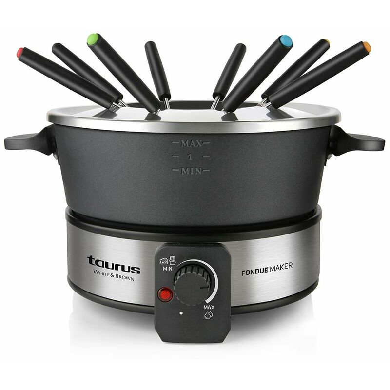 foto del prodotto taurus ff2 fondue, 18 8 stainless steel, nero