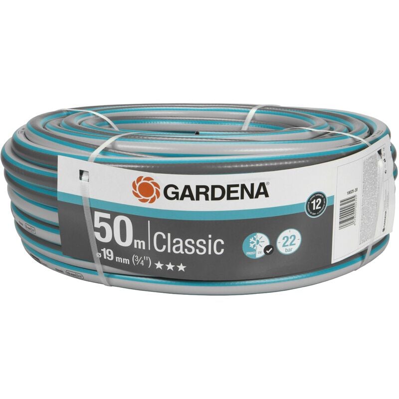 foto del prodotto tubo acqua da giardino classic 50 m, 19 mm 3 4 per irrigazione e giardinaggio 18025 20 gardena