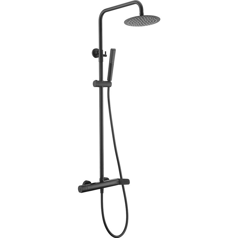 immagine 0 del prodotto colonna doccia con monocomando modello danimarca doccia di dimensioni standard colore nero finitura opaca imex