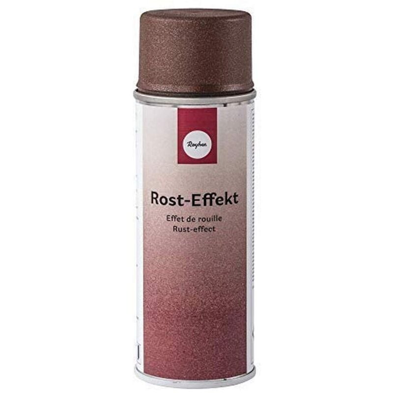 foto del prodotto 34435222 vernice spray effetto ruggine, struttura ruvida, 200ml, opaco, per superfici metalliche, vetro, porcellana, legno, carta, essiccazione