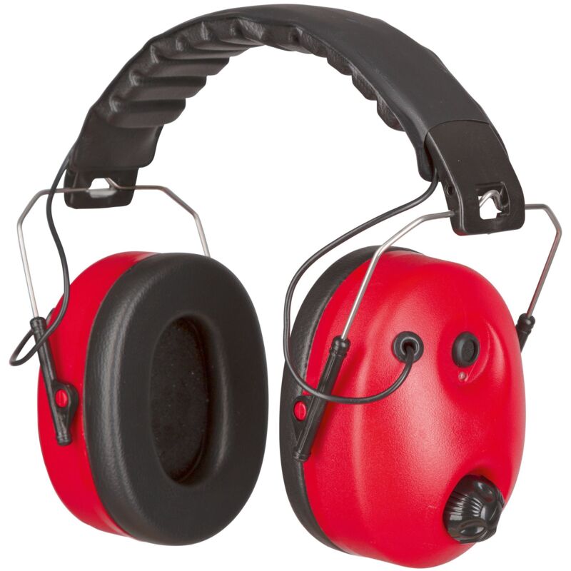 foto del prodotto 34490 protezione dell udito elettronica, snr 31 db, colore rosso kerbl