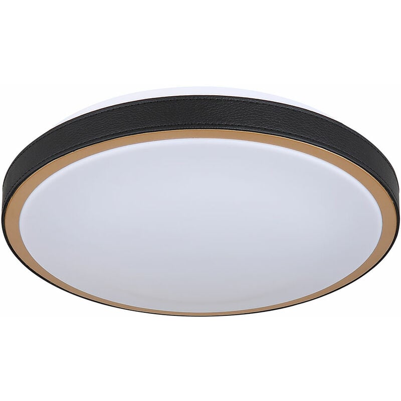 foto del prodotto plafoniera soggiorno moderna cct plafoniera led plafoniera led camera da letto, ottone antico metallo bianco, 12w 578lm 3000 6000k, pxh 30x8 cm