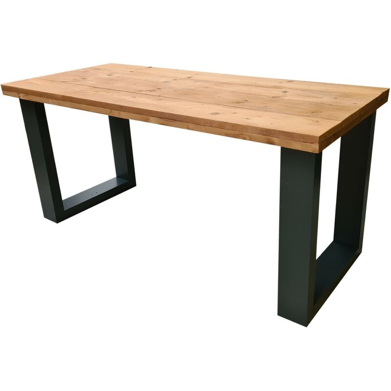 foto del prodotto wood4you scrivania per bambini new england legno tostato 150lx70dx75h antracite