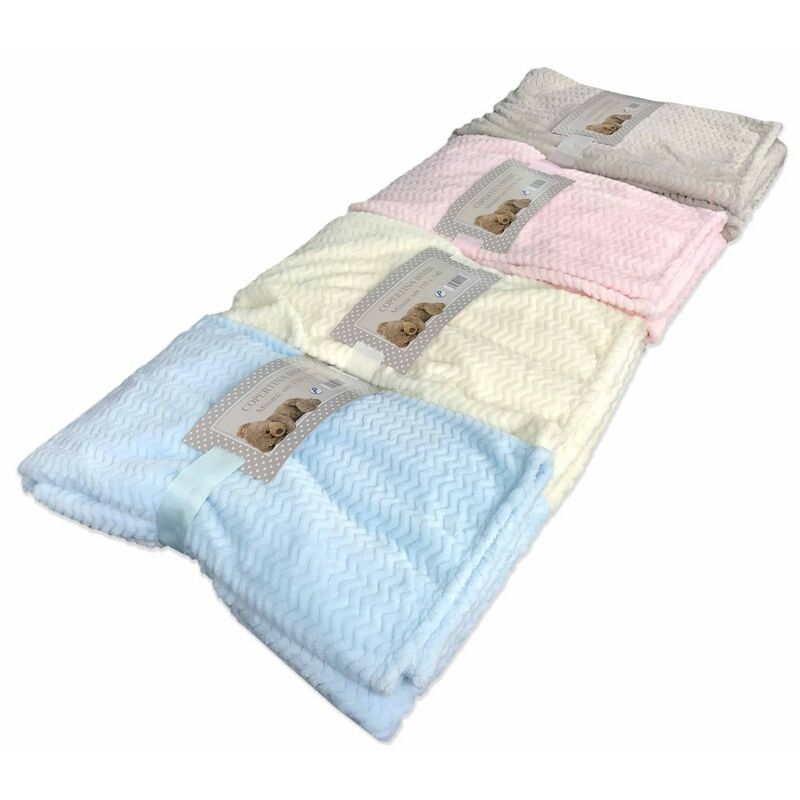 foto del prodotto tex family coperta copertina in pile cm. 100x140 da lettino bambini rosa