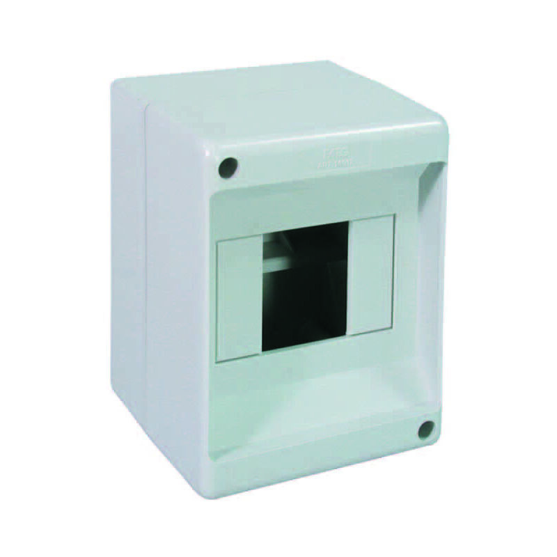 foto del prodotto centralino da parete senza sportello ip40 mm.100x90x135h. per 2 4 moduli 8w 90.04 