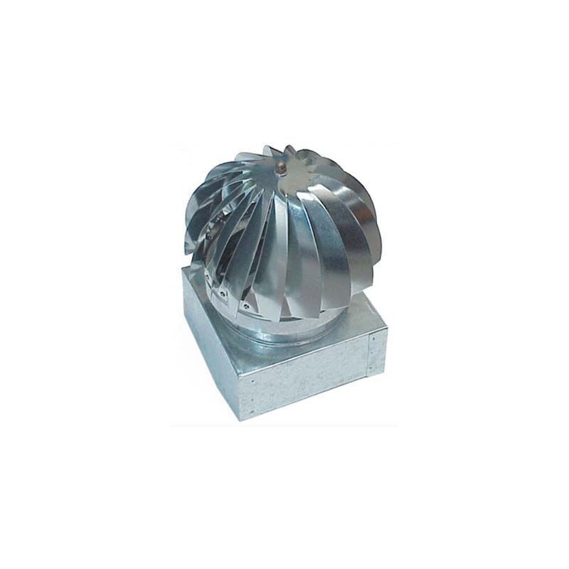 foto del prodotto ventolino girevole base quadra zincato cm 37x37