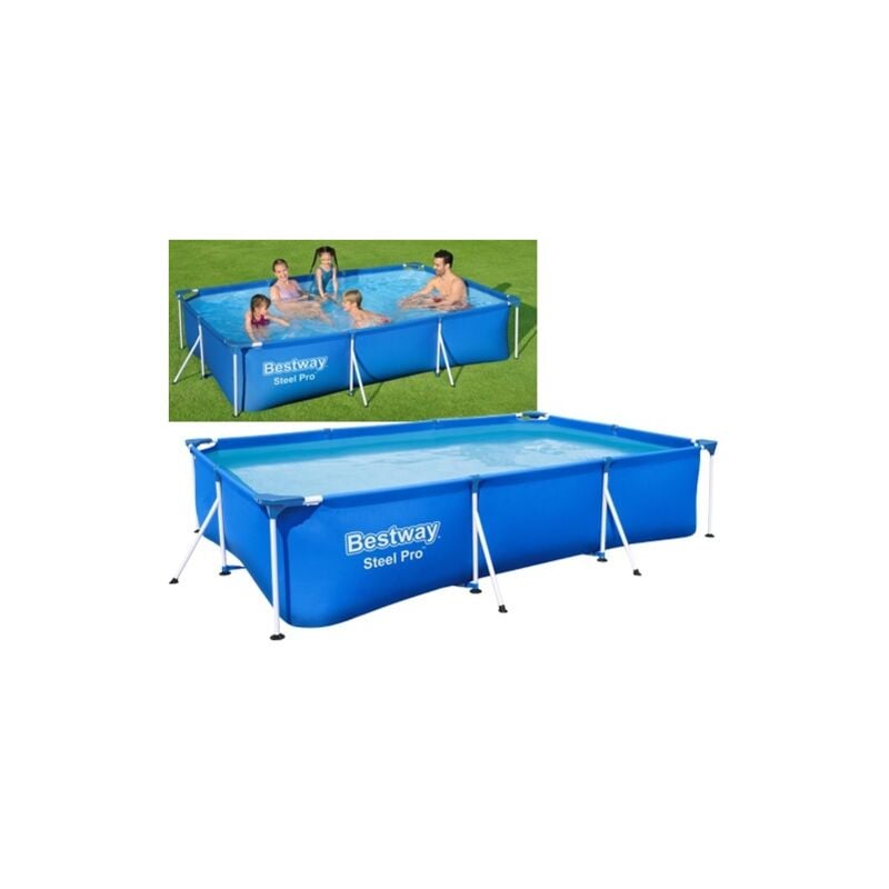 foto del prodotto bestway piscina fuoriterra rettangolare art. 56404 cm.300x201xh66 capacita 3.300 lt