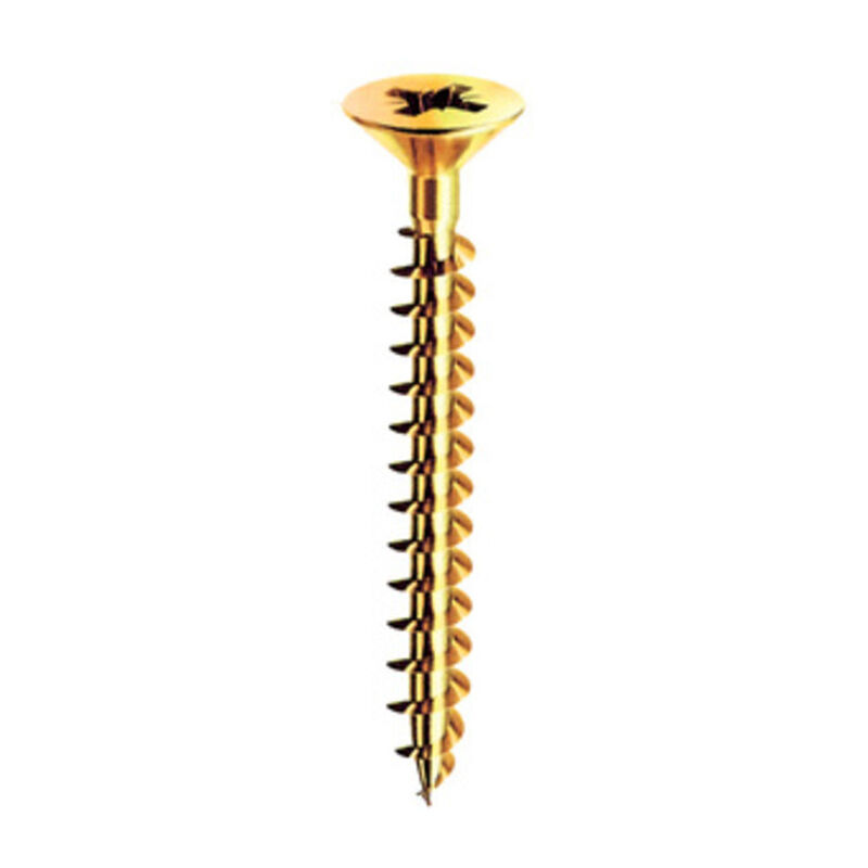 immagine 0 del prodotto sc viti a legno ottonate tp 6 x80 pz. 10 . prezzo per 1 pezzo.