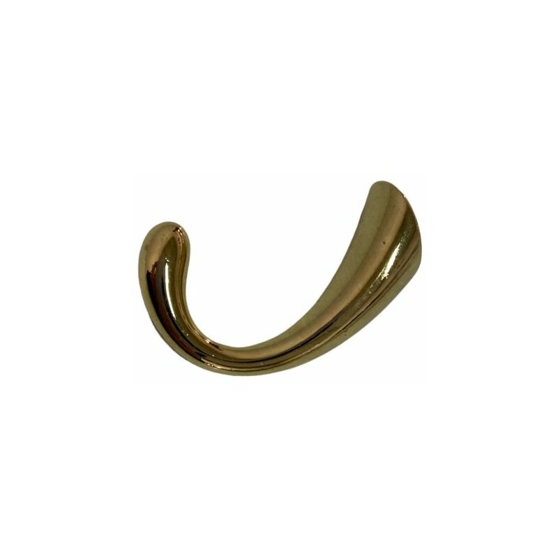 foto del prodotto ferma tenda reggi tenda gancio parete oro bronzo cromo nichel satinato, 50 mm roma colore oro lucido tendaggimania