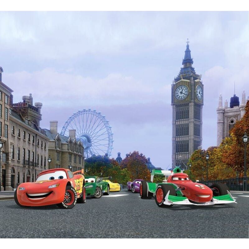 foto del prodotto disney cars coppia di tende per la cameretta 180x160 cm