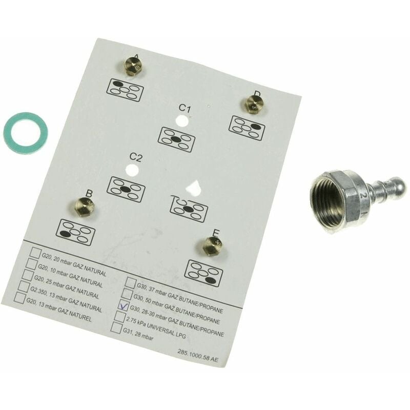 foto del prodotto kit injecteur butane piano cottura beko 4353999