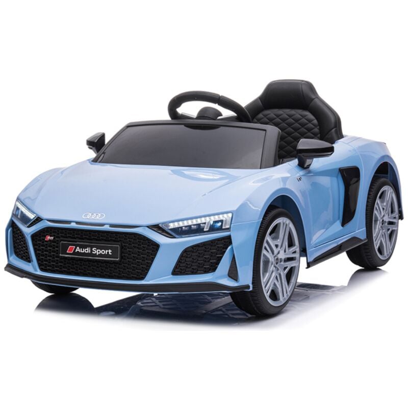 foto del prodotto auto elettrica per bambini audi r8 sport 12v celeste