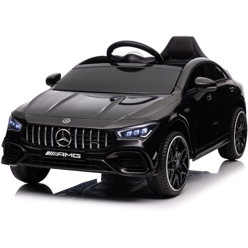 foto del prodotto auto elettrica per bambini mercedes cla 45 amg 12v nero