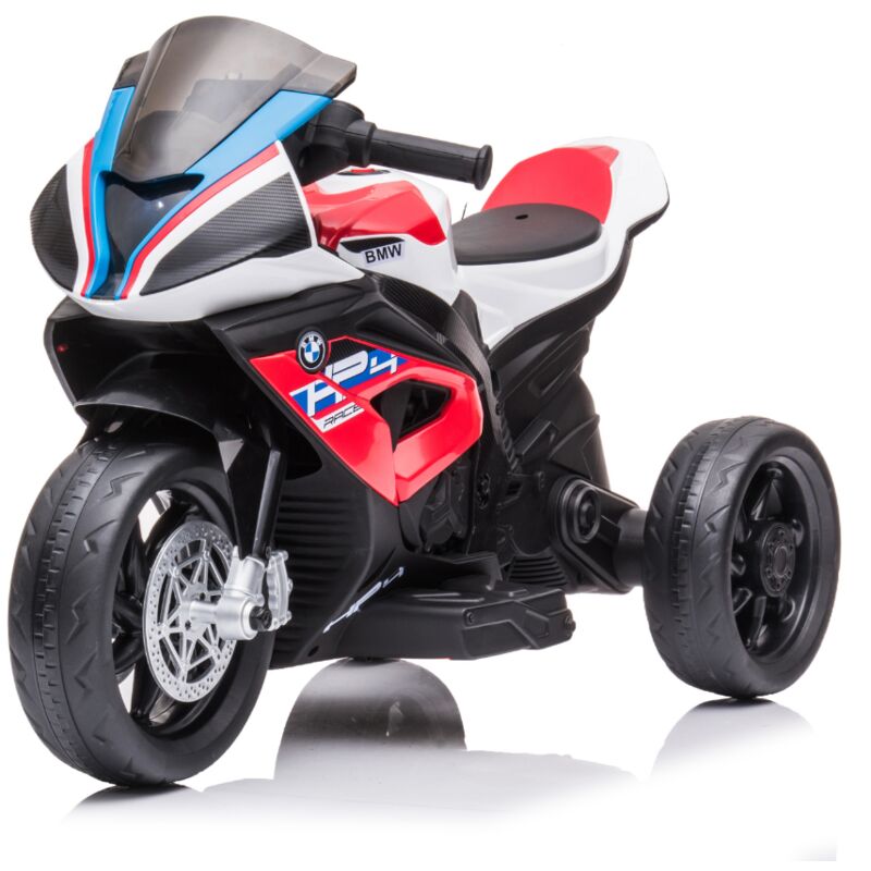 foto del prodotto moto elettrica per bambini bmw hp4 race 12v 3 ruote rosso