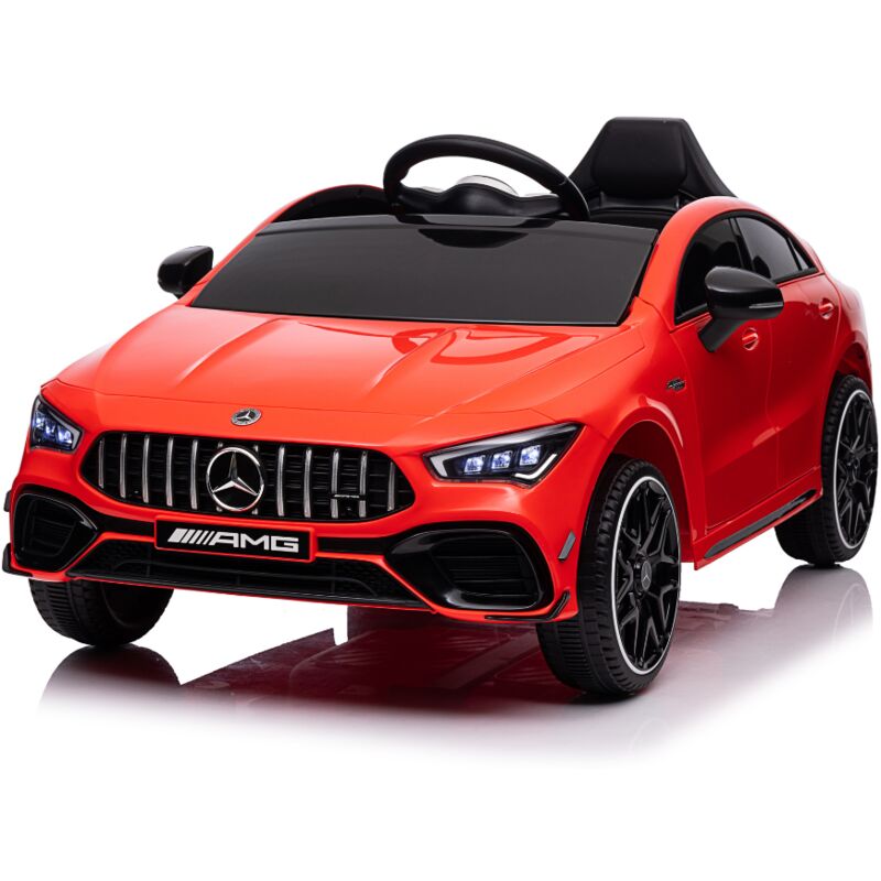foto del prodotto auto elettrica per bambini mercedes cla 45 amg 12v rosso
