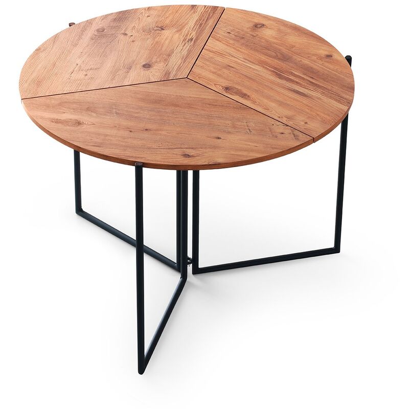 foto del prodotto tavolo a ribalta, 100 cm pino atlantico wellhome