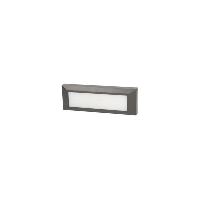 foto del prodotto applique led serie kuito 4w 3000 4000 6000k ip65 grigio antracite