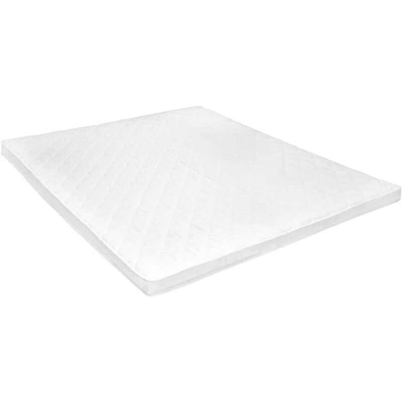 foto del prodotto vidaxl coprimaterasso 160x200cm schiuma a freddo superficie a onde 6cm