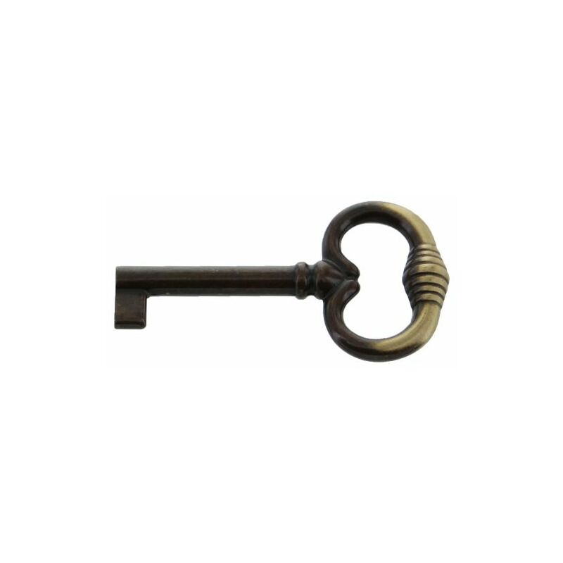foto del prodotto metal style chiave p mobili 33708 35x62 mm bronzo sfumato 25 pz