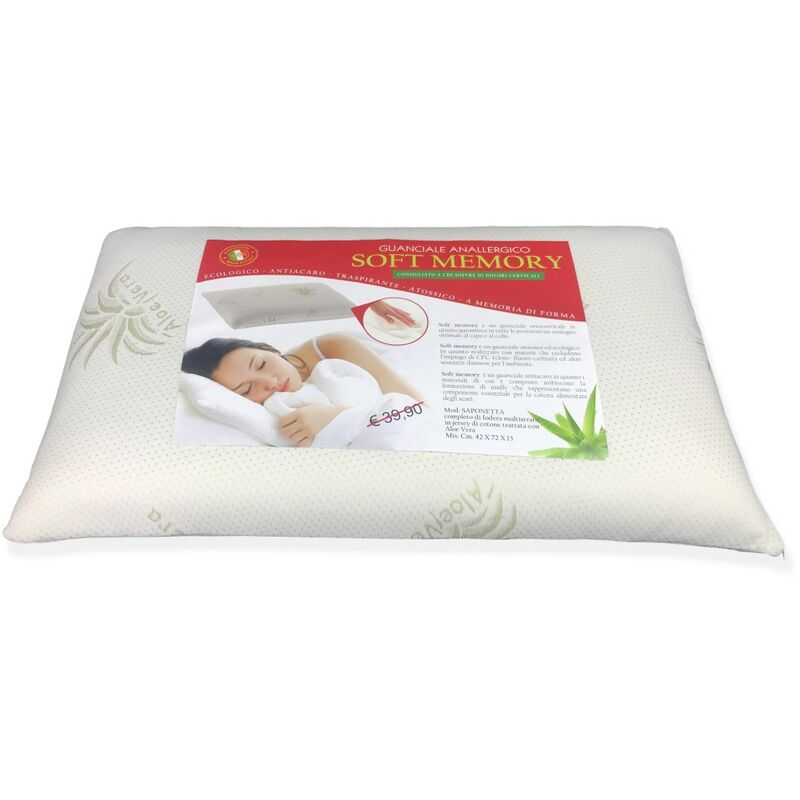 immagine 0 del prodotto guanciale cuscino saponetta soft memory