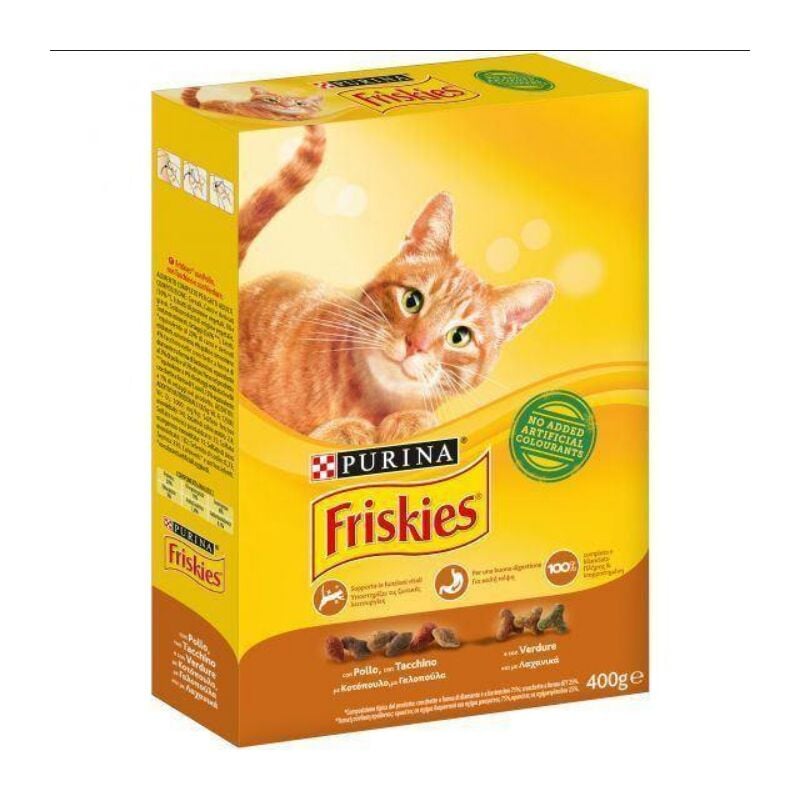 foto del prodotto friskies gatto crocchette pollo e tacchino 400 gr purina
