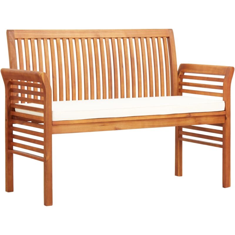 foto del prodotto vidaxl panca da giardino a 2 posti 120 cm in legno massello di acacia