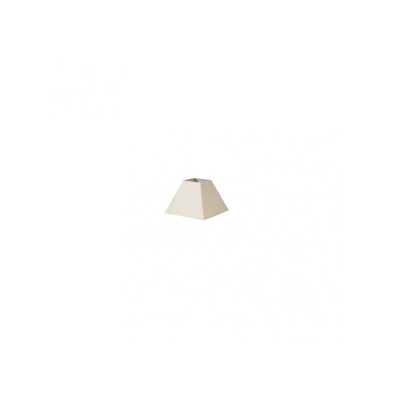 foto del prodotto paralume piramidale mezzo clamp beige 12dx7dx10h trama popeline