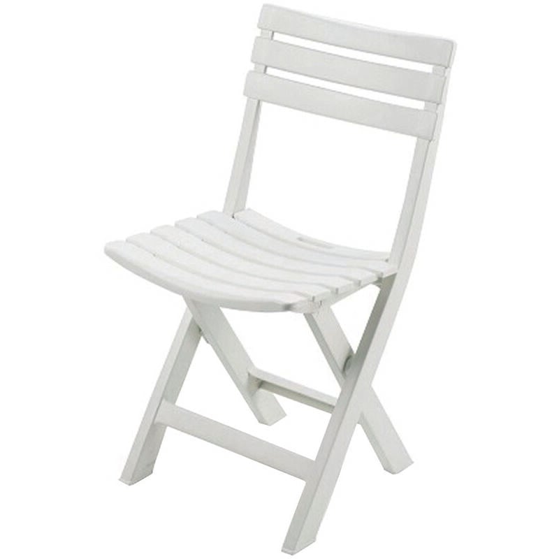 foto del prodotto sedia da giardino birki bianca cm.41x46x78h. kg.2,78
